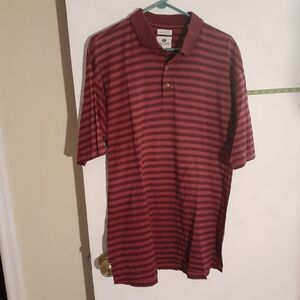 Lone Cypress Pebble Beach golf shirt men's l cotton wine red polo top summer